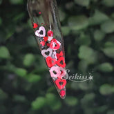 House of Hearts Glitter - Pink & Red Glitter